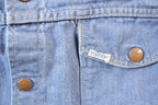 Vintage 1970s Genuine Roebucks Button Up Jean Jacket