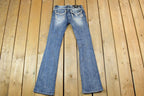 Vintage Y2K Miss Me Bedazzled Low Rise Jeans Size 26x31