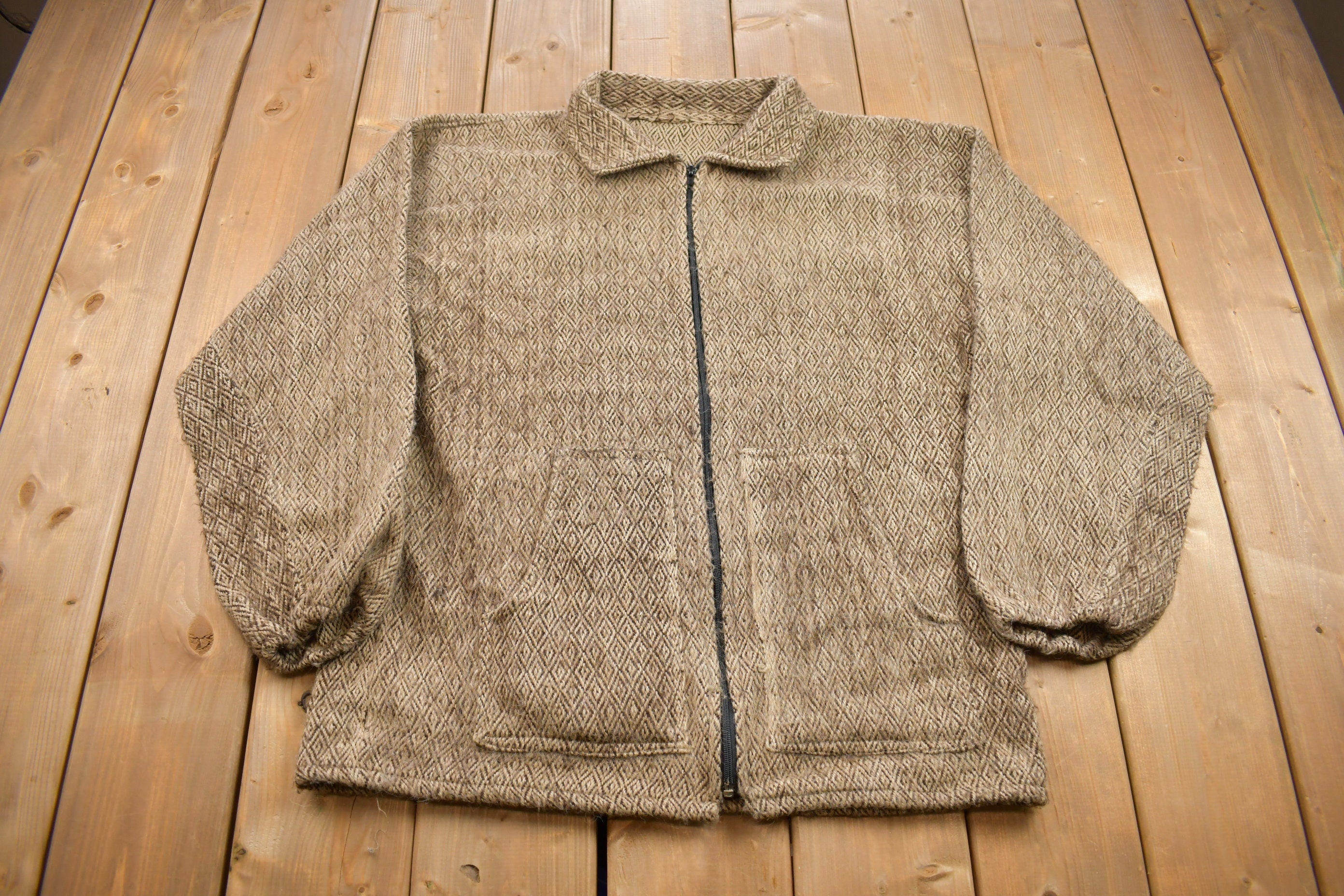 Vintage 1980s Unbranded Zip Up Jacket