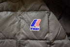 Vintage 1990s K-Way Hooded Winter Jacket / Vintage Winter Jacket / Outerwear / Black Jacket / Winter Wear / Vintage 90s Jacket