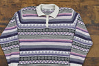 Vintage 1990s Alfred Dunner Womans Collared Knit Sweater