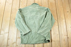 Vintage Military Button Up Shirt