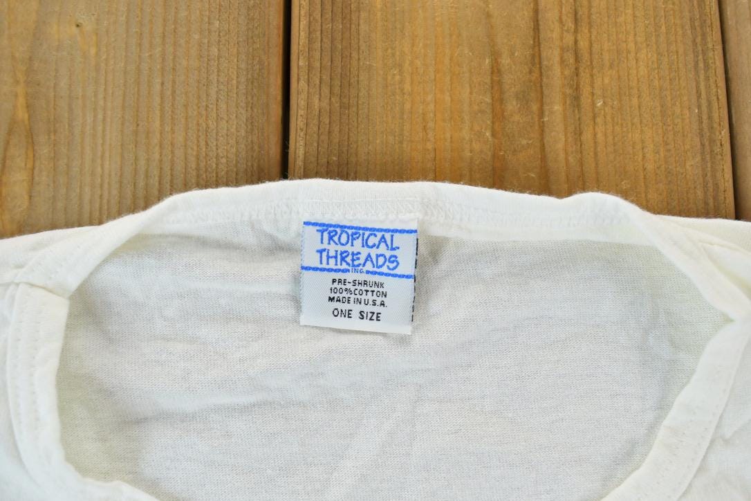 Vintage 1990s Santa Cruz Souvenir Tropical Threads T-Shirt