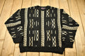 Vintage 1980s Milford Sportswear 3D Cable Knit Crewneck Sweater