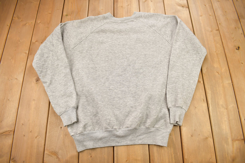 Vintage 1970s Grove City College Collegiate Raglan Crewneck  Made In USA  NCAA Sweatshirt  Sportswear  Americana