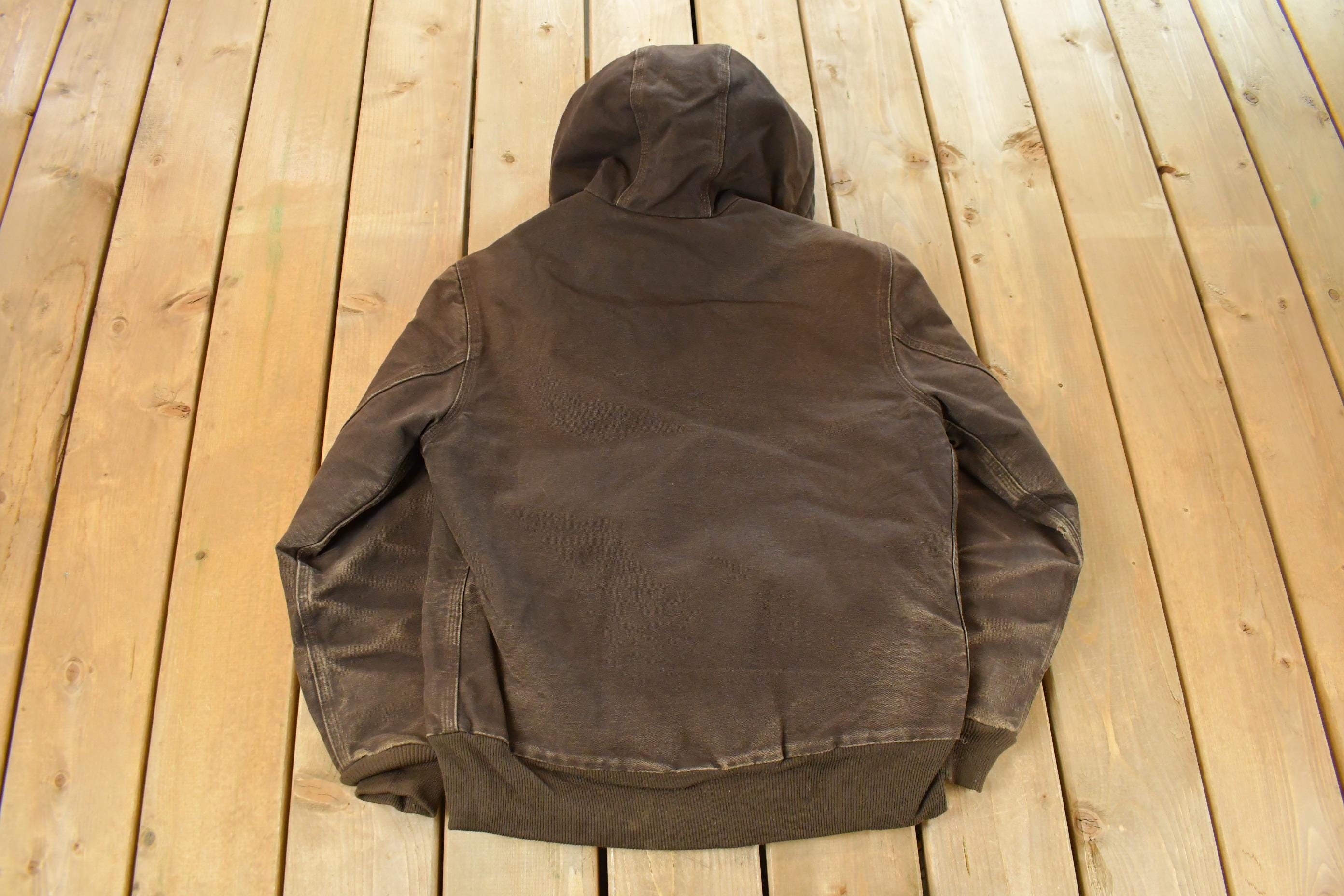 Vintage 1990s Carhartt Hooded Jacket Women's Small
