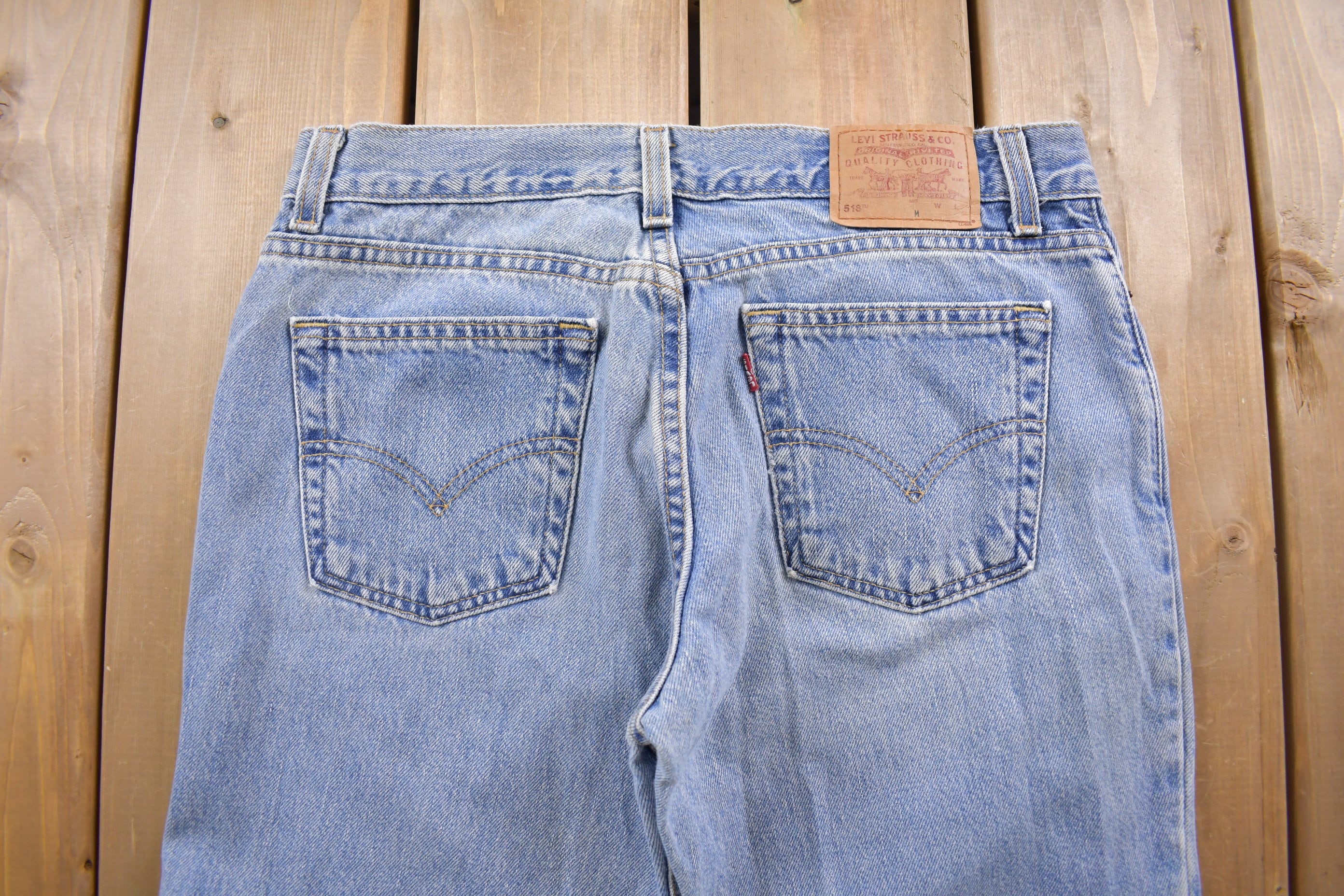 Vintage 1990s Levi's 518 Red Tab Jeans Size 30 x 30