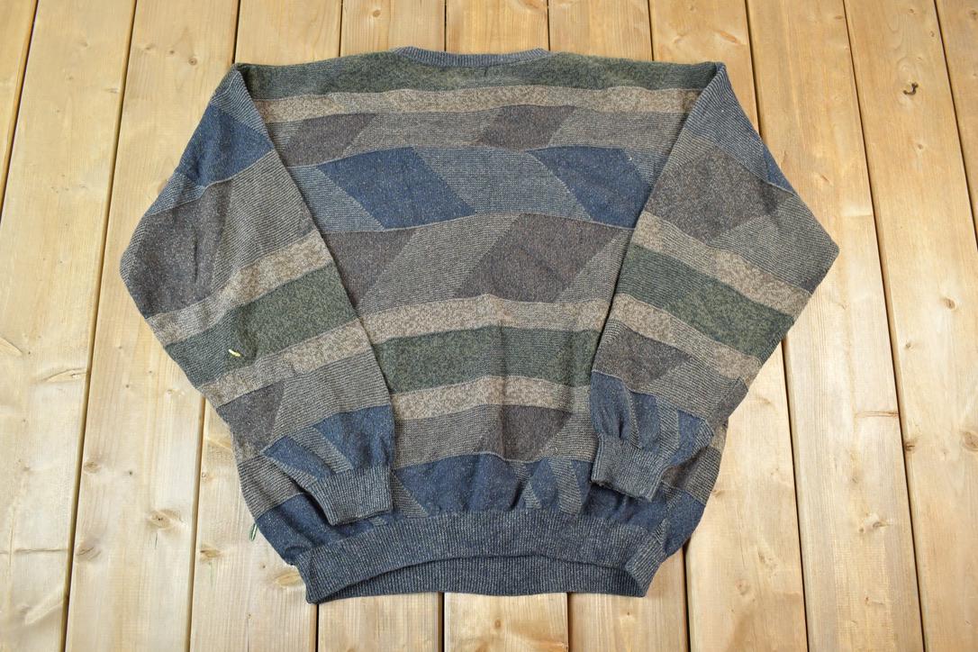 Vintage 1990s San Mateo Knit Crewneck Sweater