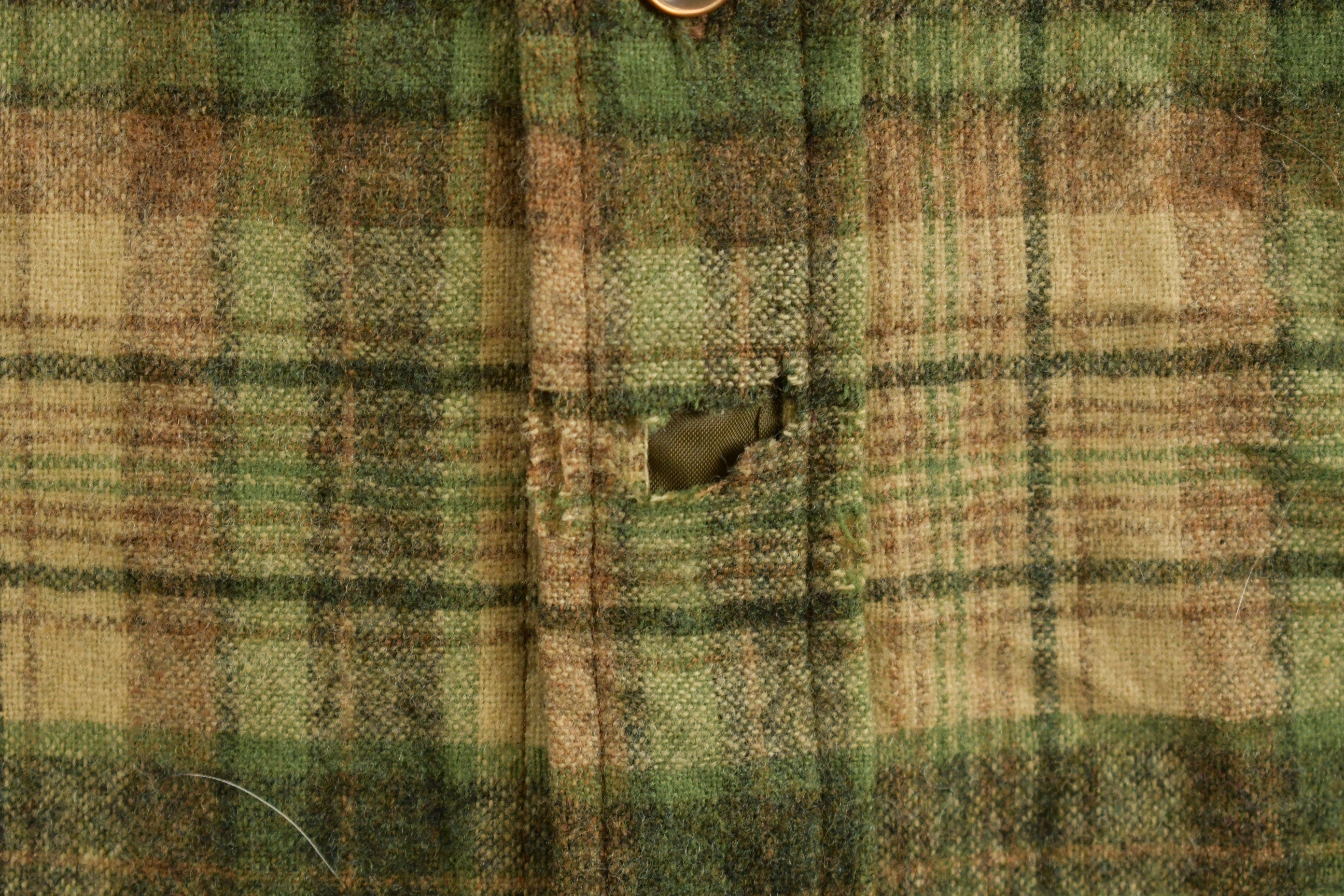 Vintage 1990s Pendleton Plaid Button Up Shirt Size L