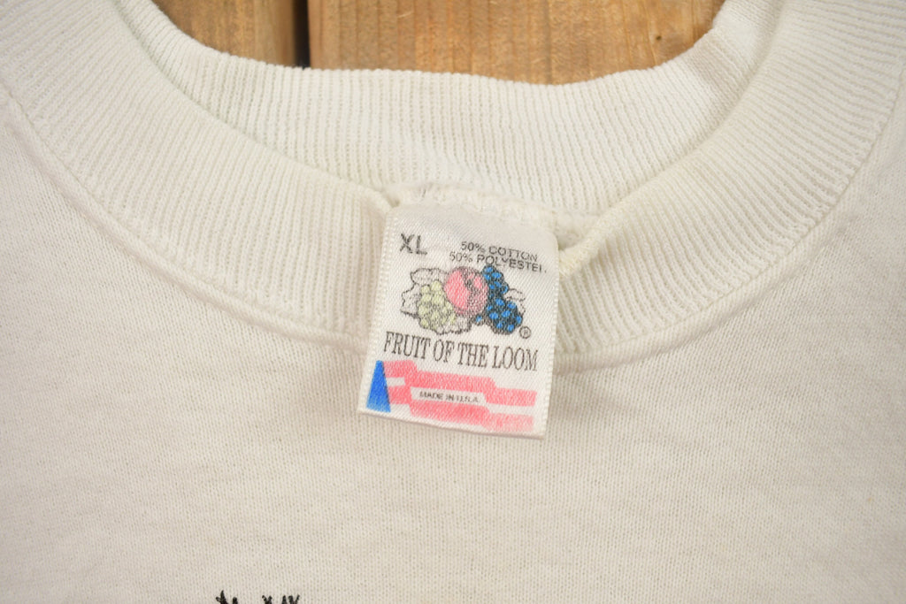 Vintage 1990s Envirun Marathon Crewneck Sweatshirt /