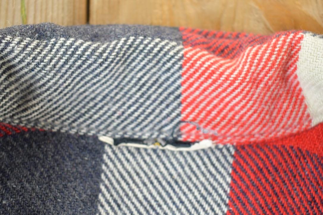 Vintage 1960s Thermo King Heavily Distressed Plaid Light True Vintage Jacket