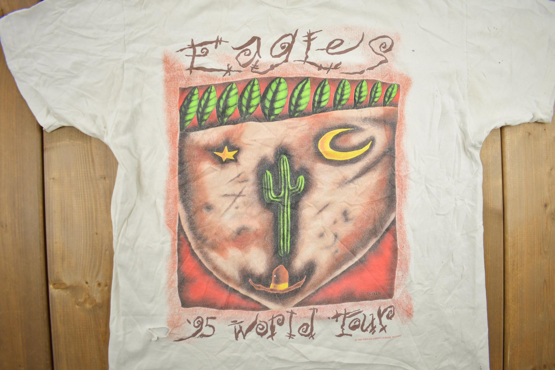 Vintage 1994 Eagles World Tour Band T-shirt
