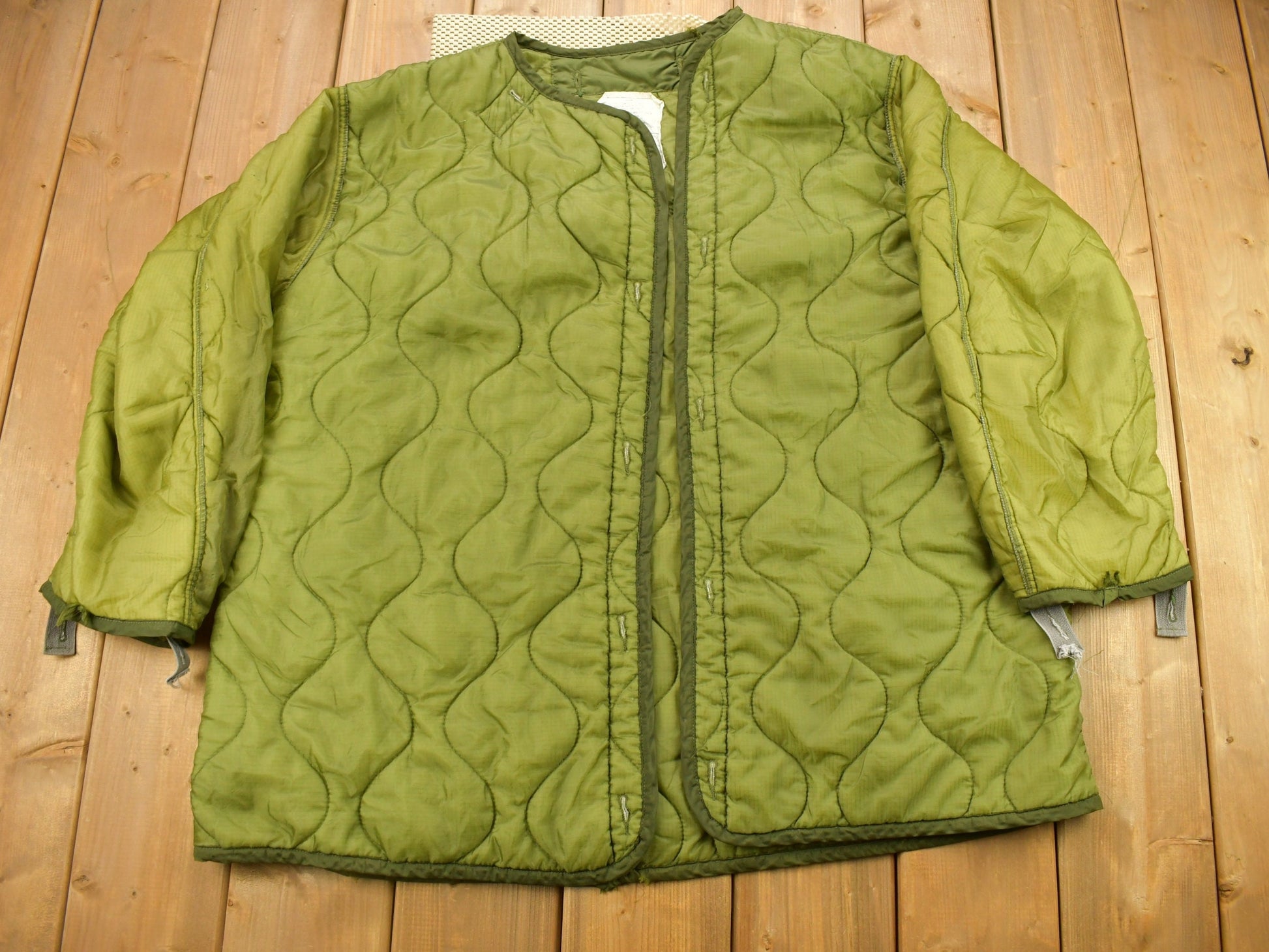 Vintage 1982 M65 Military Jacket Liner Size M / Vintage Army Jacket / Army Green / Vintage Utility Jacket / Militaria