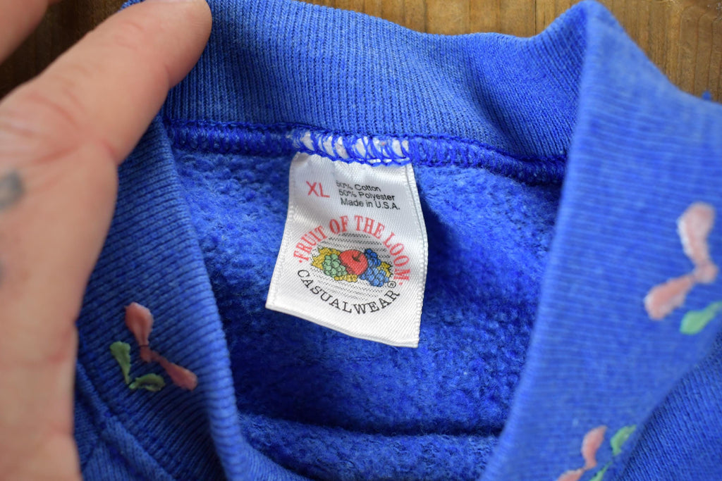 Vintage 1990s Floral Crewneck