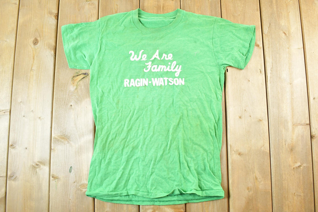 Vintage 1980s We Are Family Ragin Watson Souvenir T-Shirt Mens S