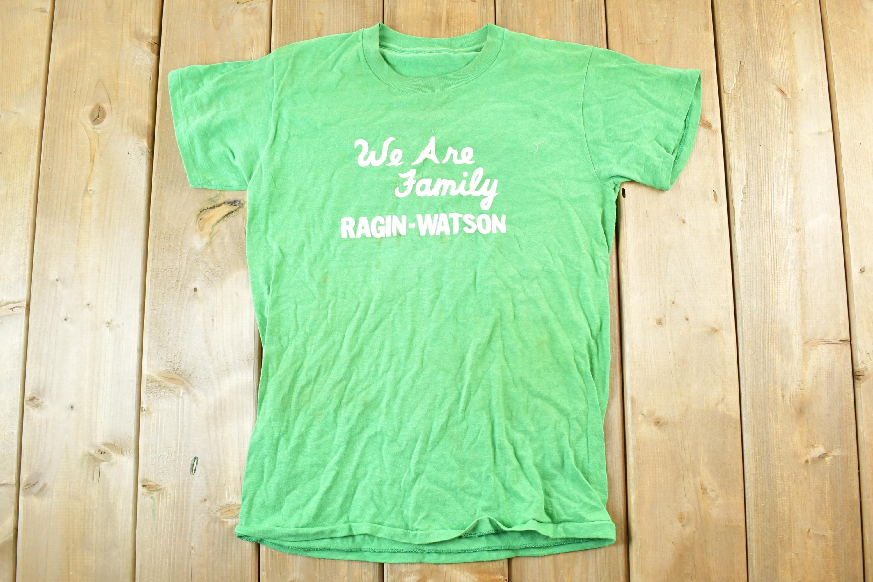 Vintage 1980s We Are Family Ragin Watson Souvenir T-Shirt Mens S