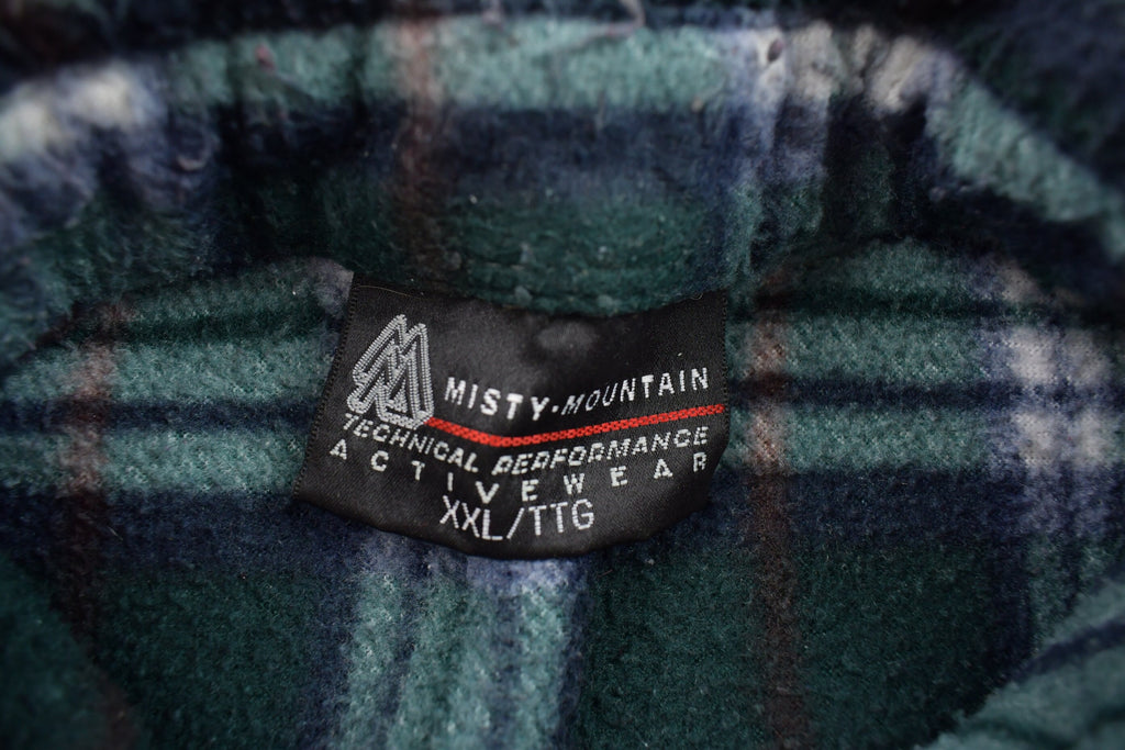 Vintage 1990s Misty Mountain Fleece Button Up Sweater