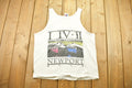 Vintage 1990s Newport Blue Graphic Tank Top Shirt
