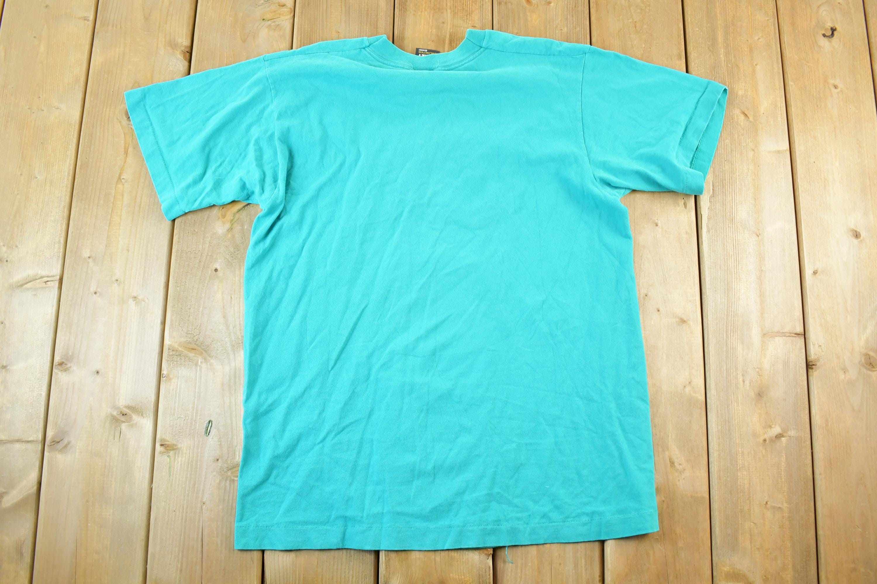 Vintage 1990s Velva Sheen Disney Embroidered Cartoon Promo T-Shirt Mens S