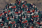Vintage 1990s Out Brook 100% Silk All Over Print Full Zip Windbreaker