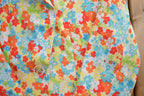 Vintage 1990s Floral Suit Button Up Shirt
