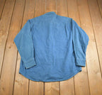Vintage 1990s Cabelas Embroidered Heavy Button Up Shirt Made In USA