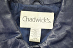 Vintage 1990s Chadwick's Quilted Leather Jacket
