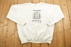 Vintage 1990s Christian Jesus Themed Crewneck Sweatshirt
