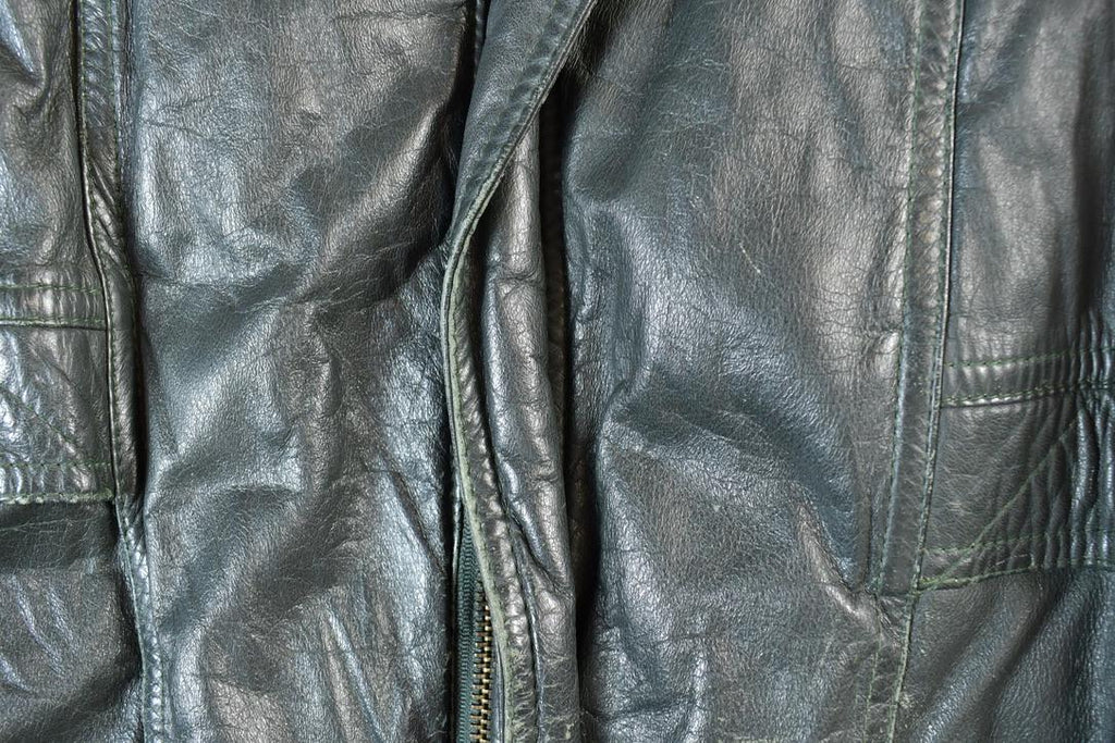 Vintage 1990s Boulevard Club Leather Jacket Made In USA
