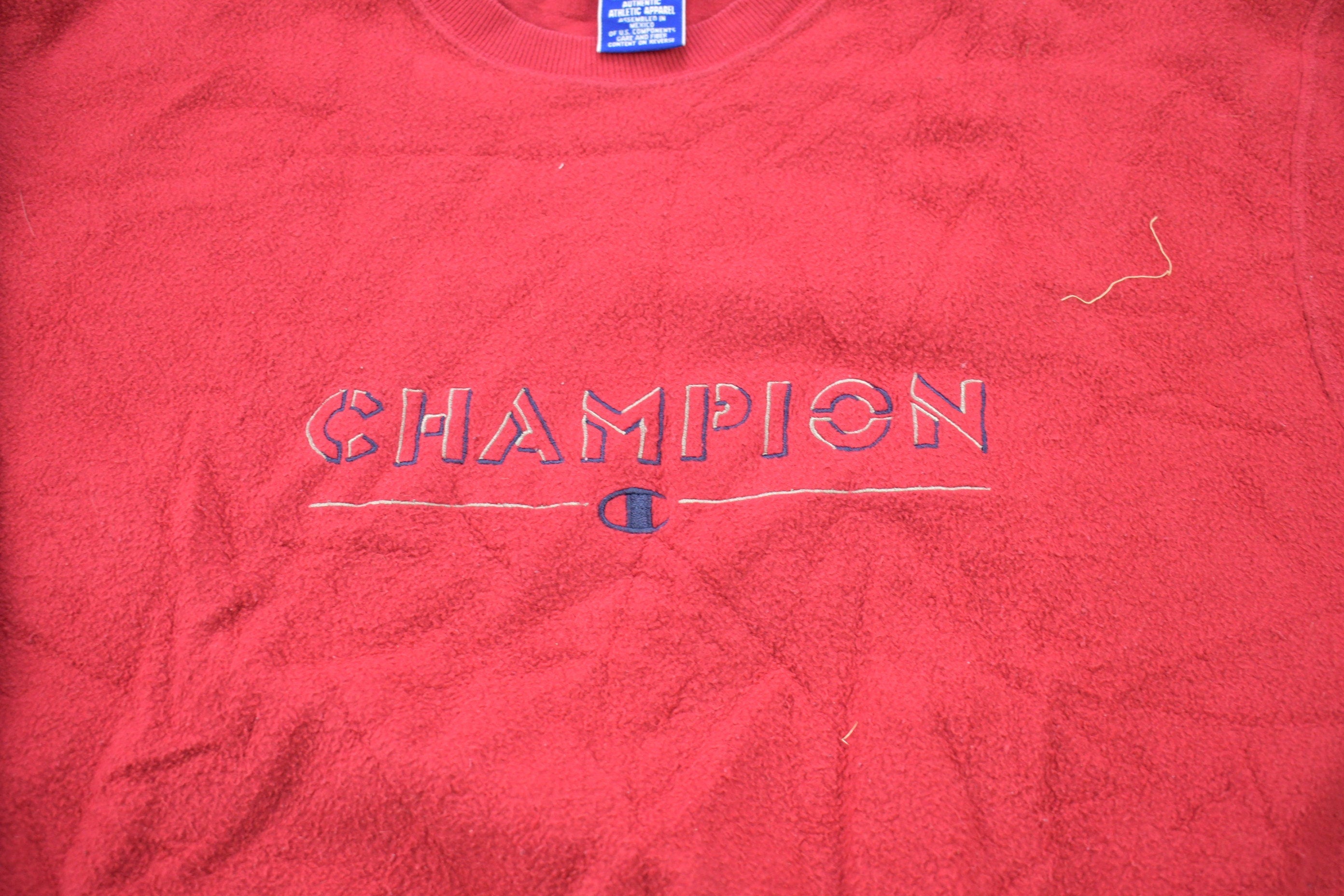 Vintage 1990s Champion Embroidered Sweatshirt