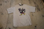 Vintage 1990s Mickey Mouse Graphic T Shirt / 80s / 90s / Streetwear Fashion / Layered T Shirt / Made In USA