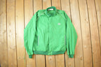 Vintage 1980s Holloway Pioneer Seed Windbreaker Jacket Made In USA