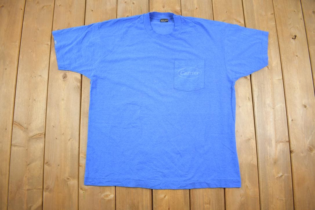 Vintage 1990s Carrier Pocket T Shirt Made In USA