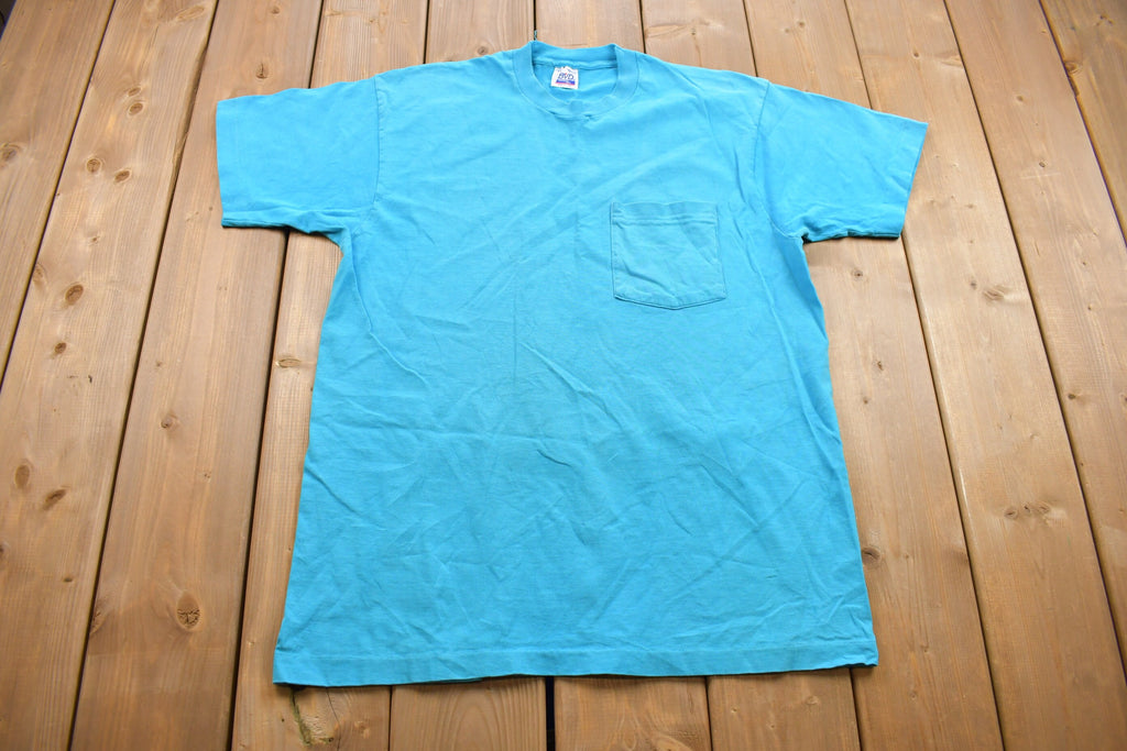 Vintage 1990s Blank Pocket T Shirt