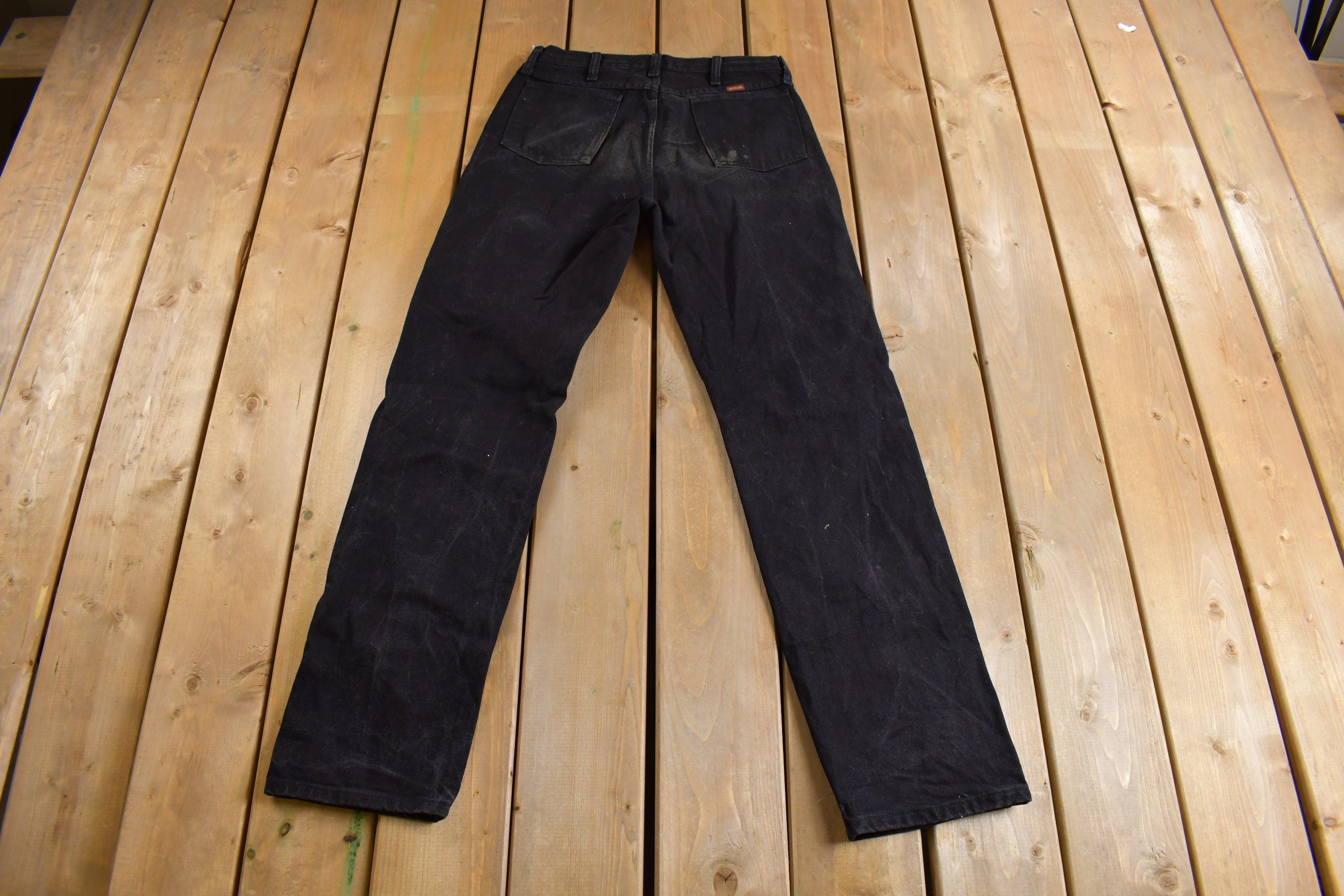 Vintage 1990s Rustler Black Wash Jeans Size 32 x 33