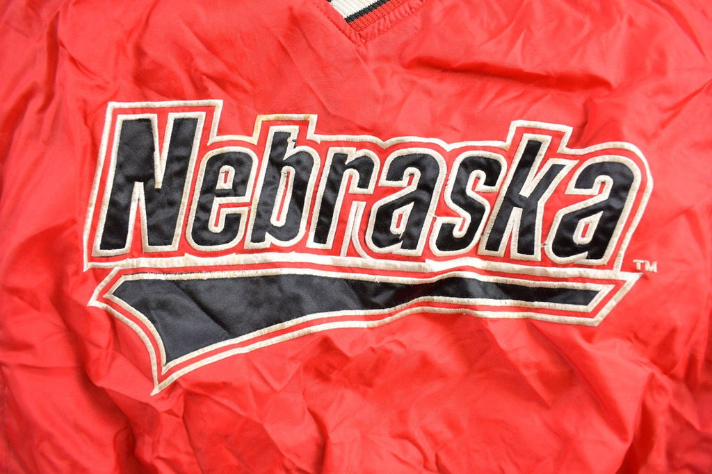 Vintage 1990s University of Nebraska Starter Windbreaker Jacket