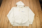 Vintage 1990s Champion Small Logo Grey Hoodie