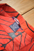 Vintage 2002 Spiderman Marvel Comics All Over Print Button Up T-Shirt