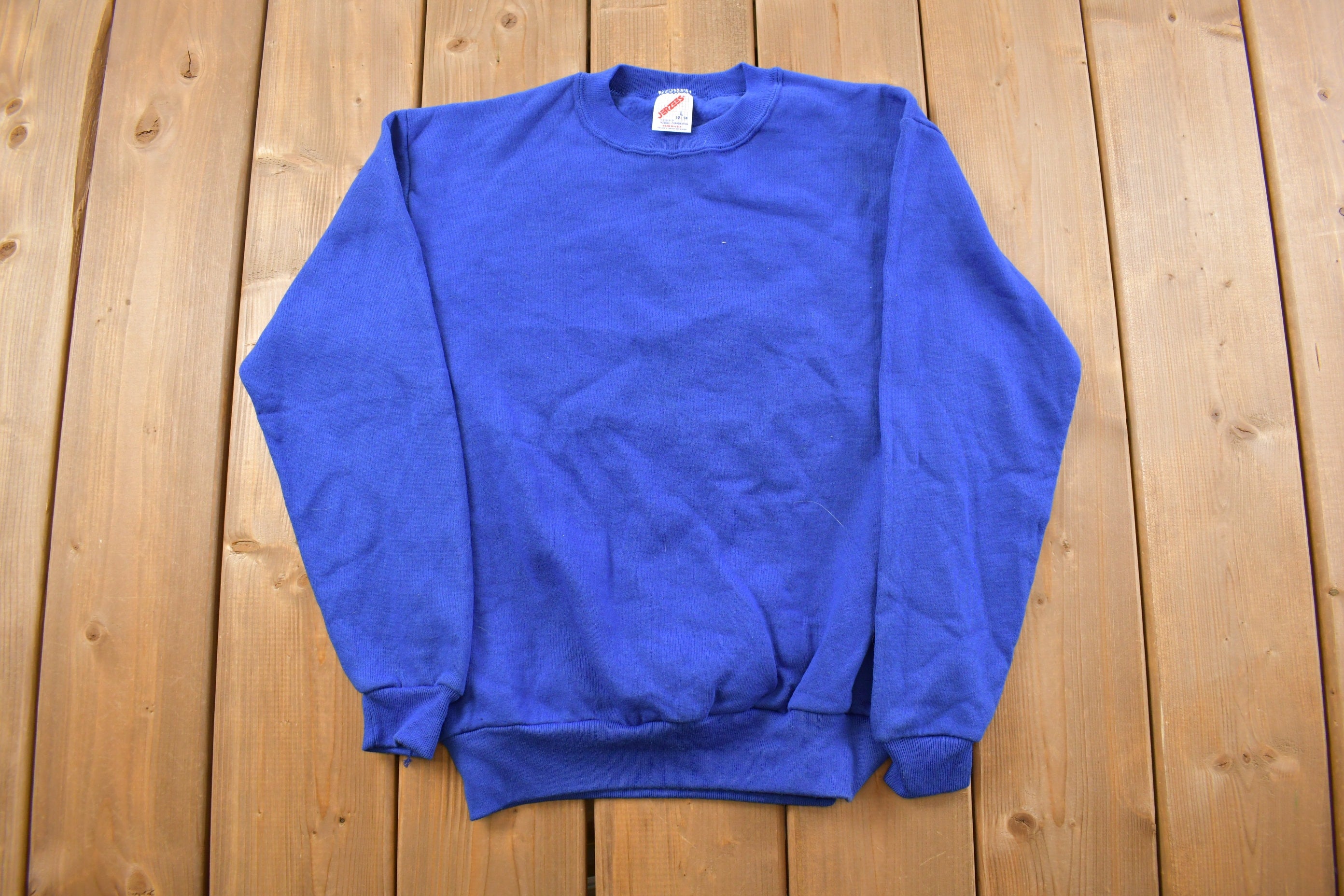 Vintage 1990s Jerzees Blank Crewneck Sweatshirt