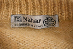 Vintage 1980s Nahar Long Shall Mohair Cardigan Sweater