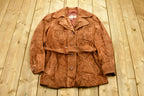 Vintage 1980s The Tannery Leather Suede Women's Jacket