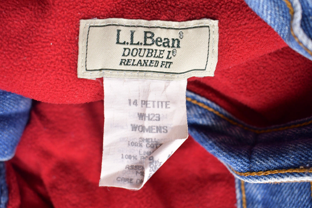 Vintage 1990s L.L Bean Fleece Lined Jeans 31 x 26