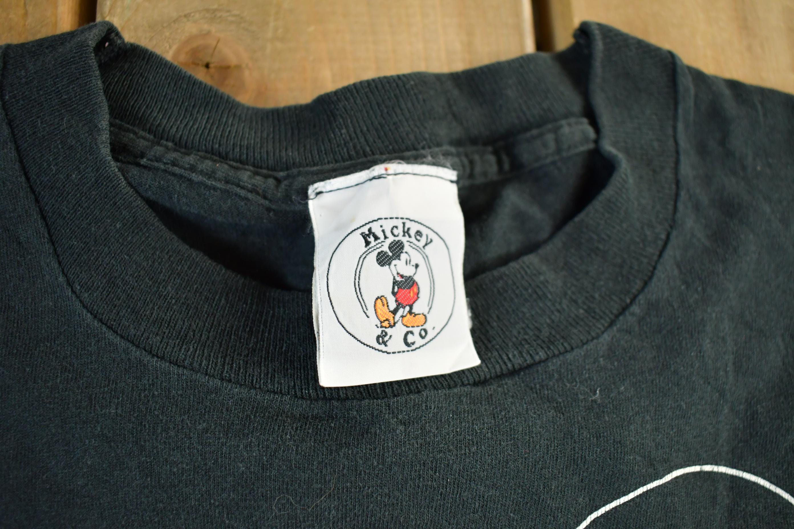 Vintage 1990s Disney Mickey Mouse Promo T-Shirt Men's XL