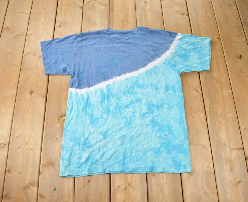 Vintage 1990s Wolf Pack Tye Dye Graphic T-Shirt