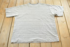 Vintage Y2K No Fear Textured Striped T-Shirt Mens XL / Streetwear / 2000s Shirt / 00s Tee / Skate / Hypebeast
