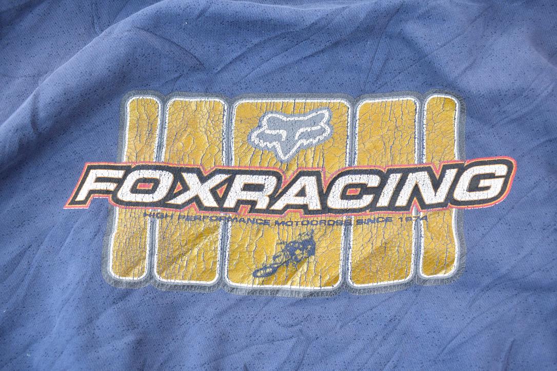 Vintage 1990s Fox Racing Graphic Hoodie