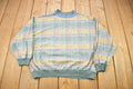 Vintage 1990s Winterset Cute Plaid Crewneck Sweater
