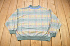 Vintage 1990s Winterset Cute Plaid Crewneck Sweater