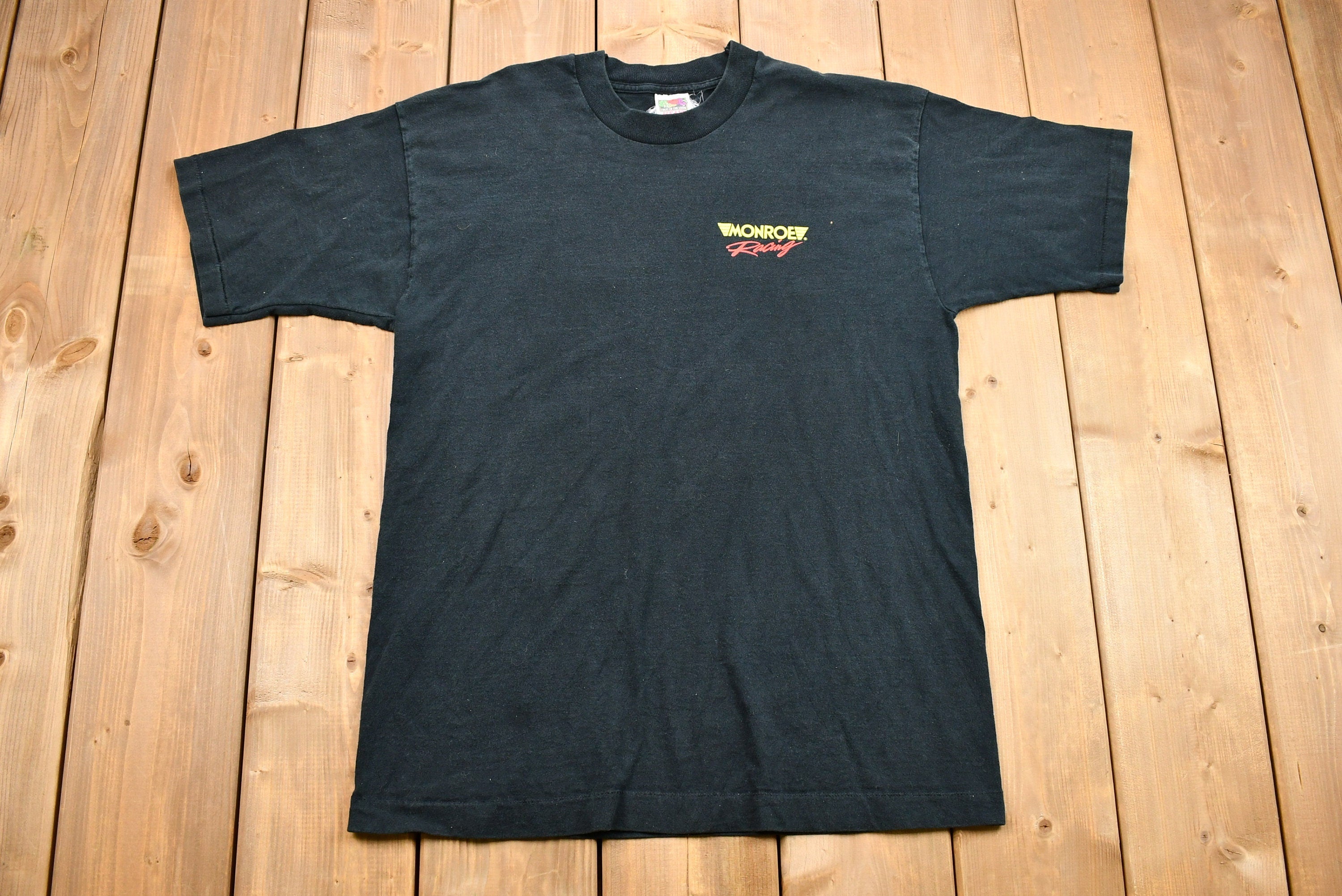 Vintage 1990s Monroe Racing Graphic T-Shirt