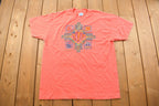 Vintage 1990s Abstract Peppers Themed Graphic T Shirt